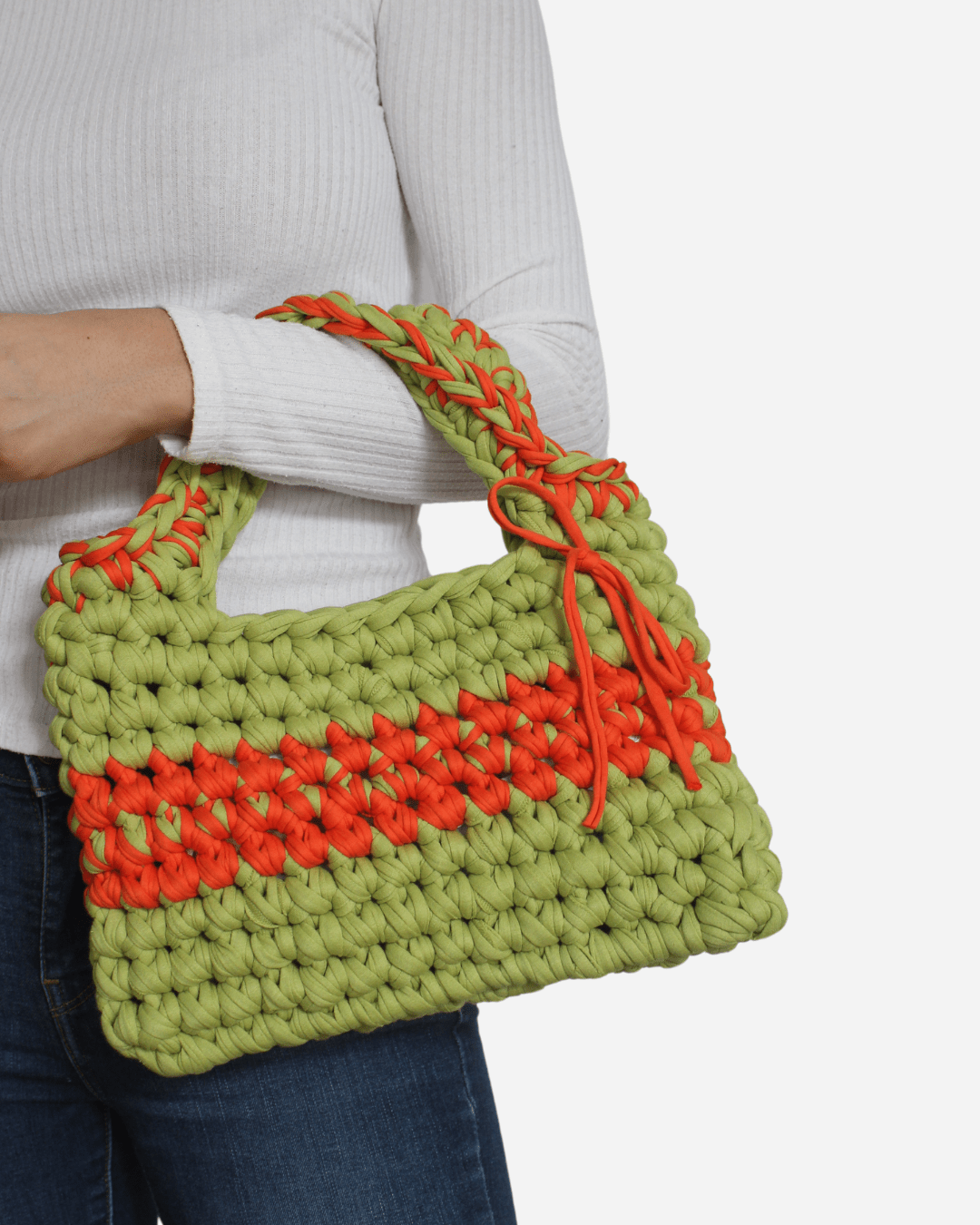 Zpagetti T-Shirt Garn: Lime Green - YUYA Studios