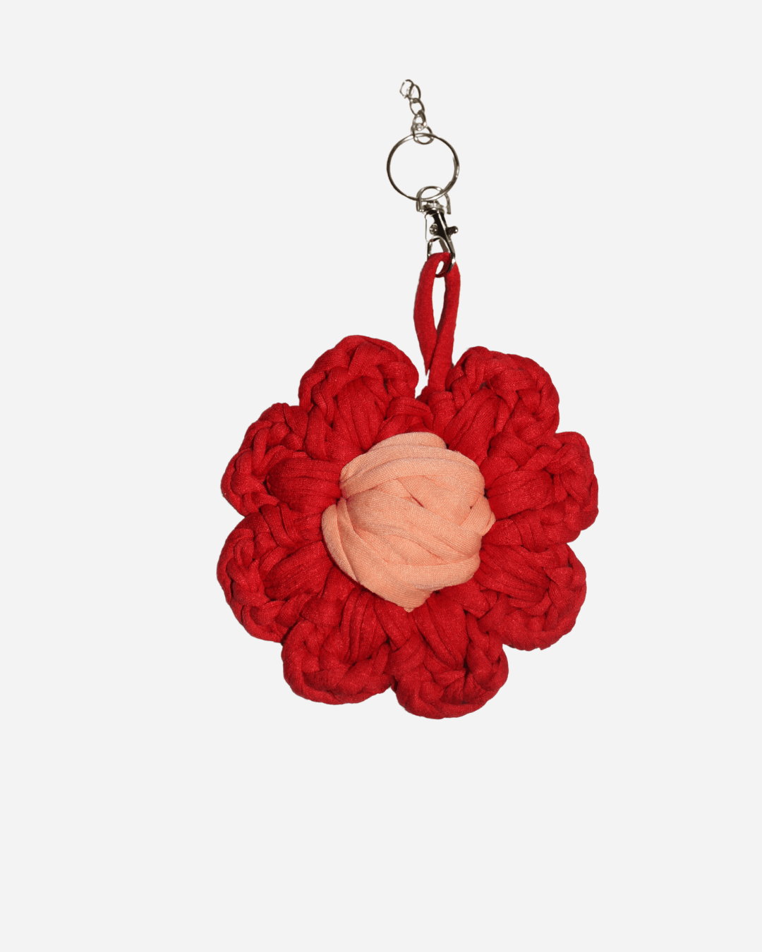 Flower Bag Charm - Red & Orange 🪷 - YUYA Studios