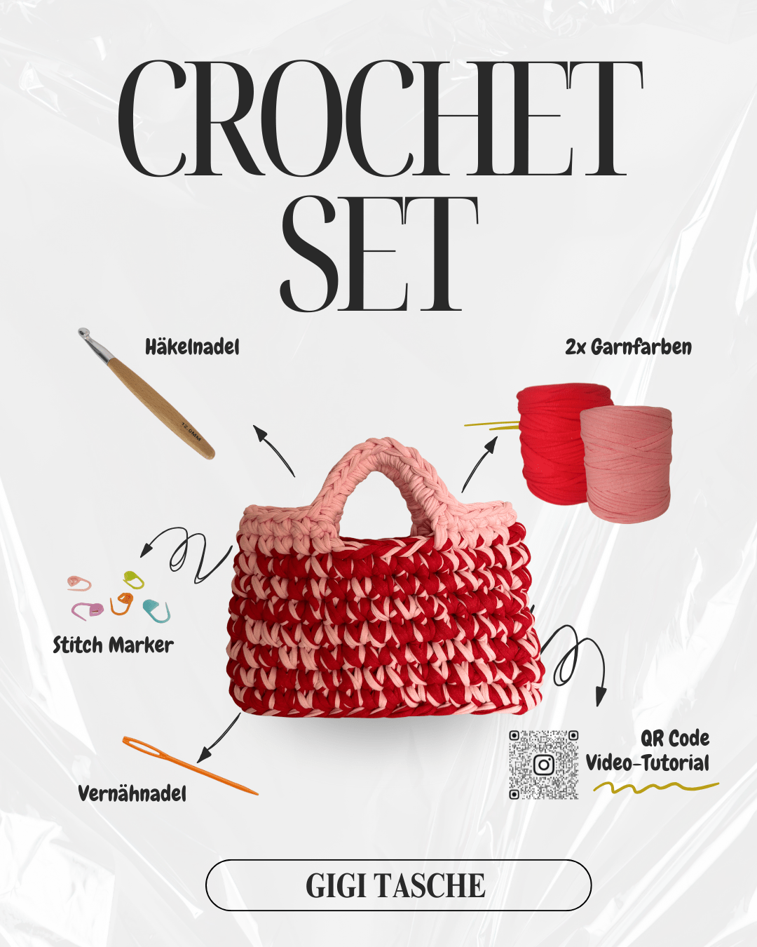 Crochet Set - Gigi Tasche - YUYA Studios