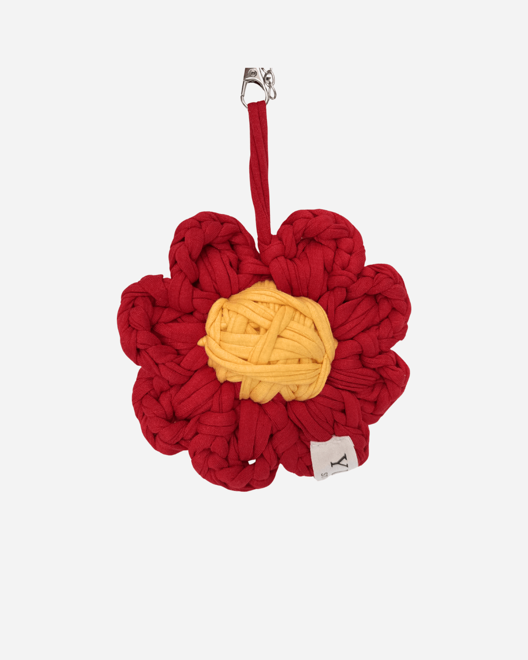 Flower Bag Charm - Red & Yellow 🪷 - YUYA Studios