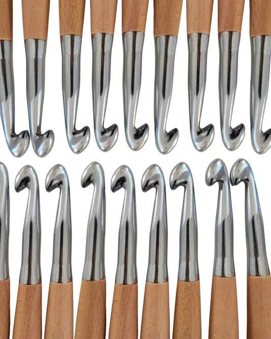 Häkelnadel aus Holz – 9 mm, 10 mm & 12 mm - YUYA Studios