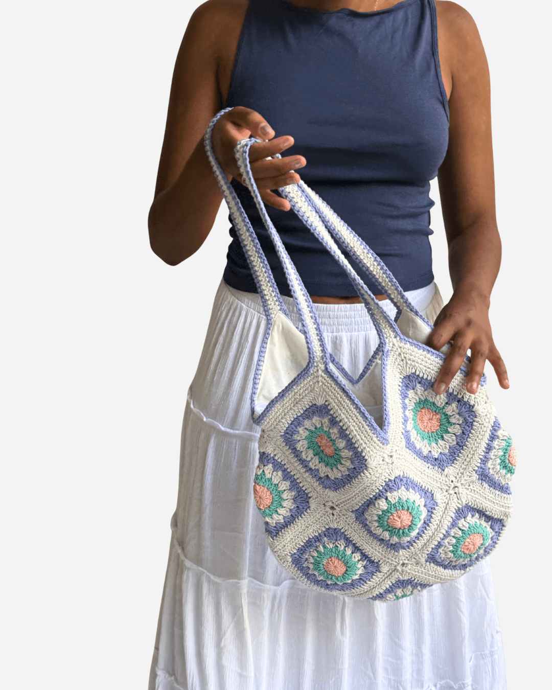 Granny Square Blumentasche - Bali Bag - YUYA Studios