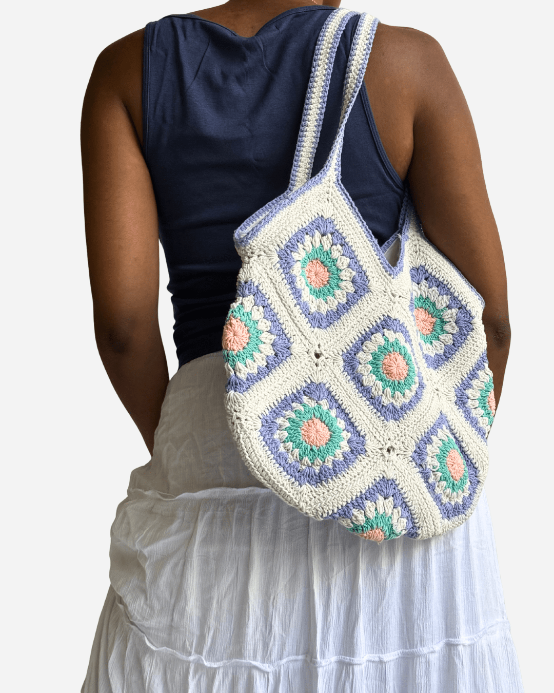 Granny Square Blumentasche - Bali Bag - YUYA Studios