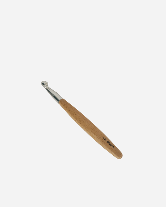 Crochet Häkelnadel 12mm Holzgriff - YUYA Studios