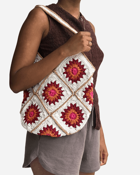 Granny Square Blumentasche - Bali Bag - YUYA Studios