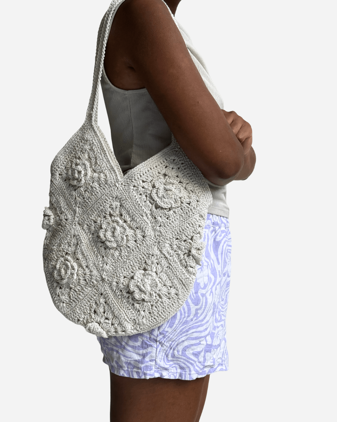Granny Square Blumentasche - Bali Bag - YUYA Studios