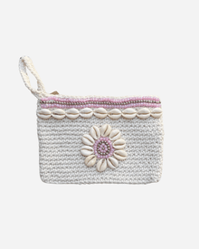 Gehäkelte Bali Tasche mit Muscheln - Pink - YUYA Studios