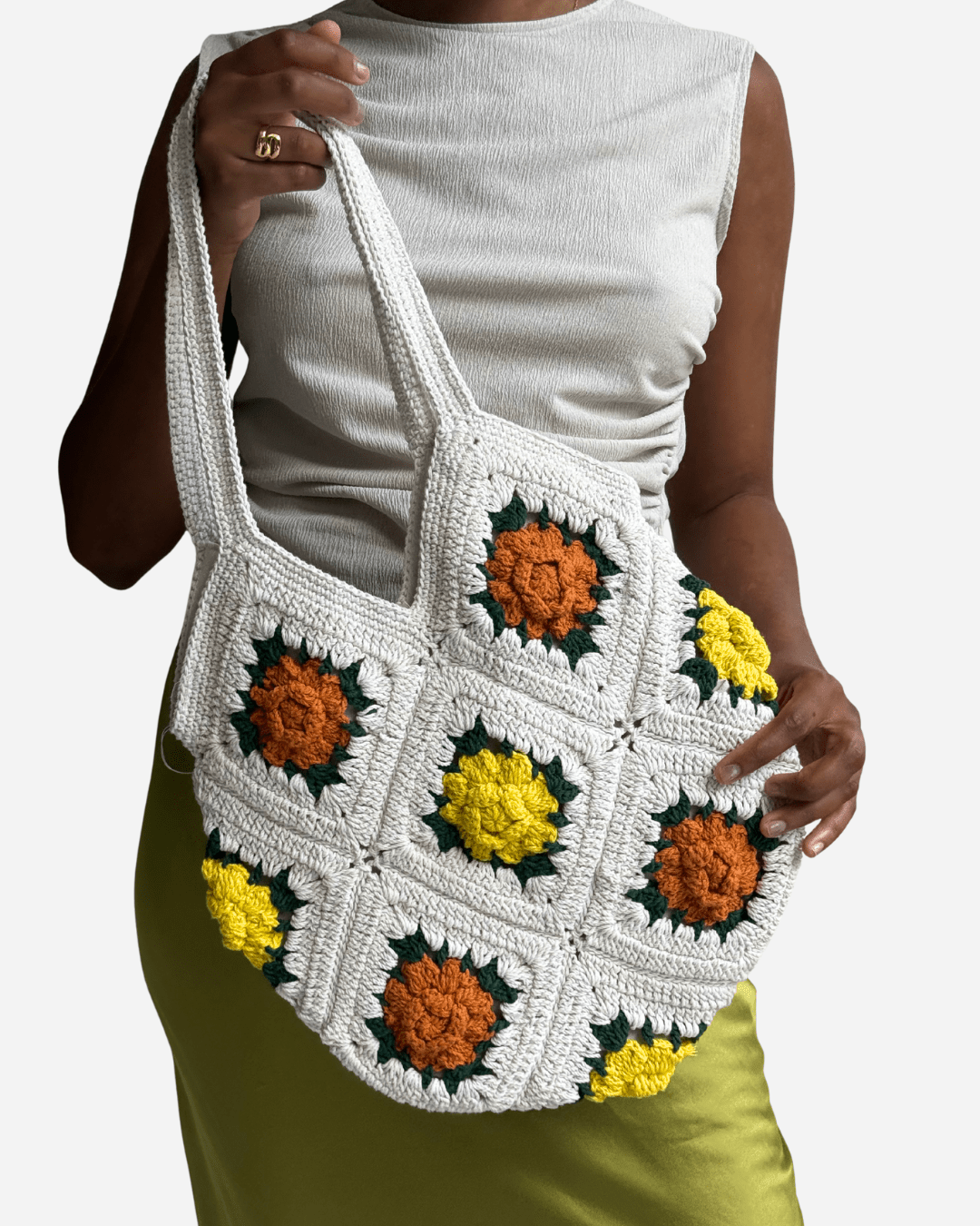Granny Square Blumentasche - Bali Bag - YUYA Studios
