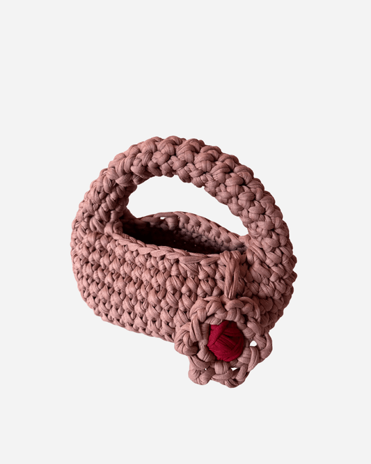 Handgemachte Häkeltasche - Crochet Bag Kakao 🧸 - YUYA Studios