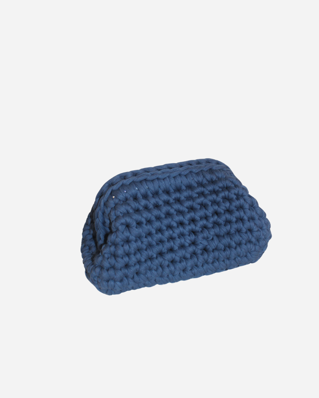 Blaue Kosmetiktasche, Schminktasche, Crochet Makeup bag