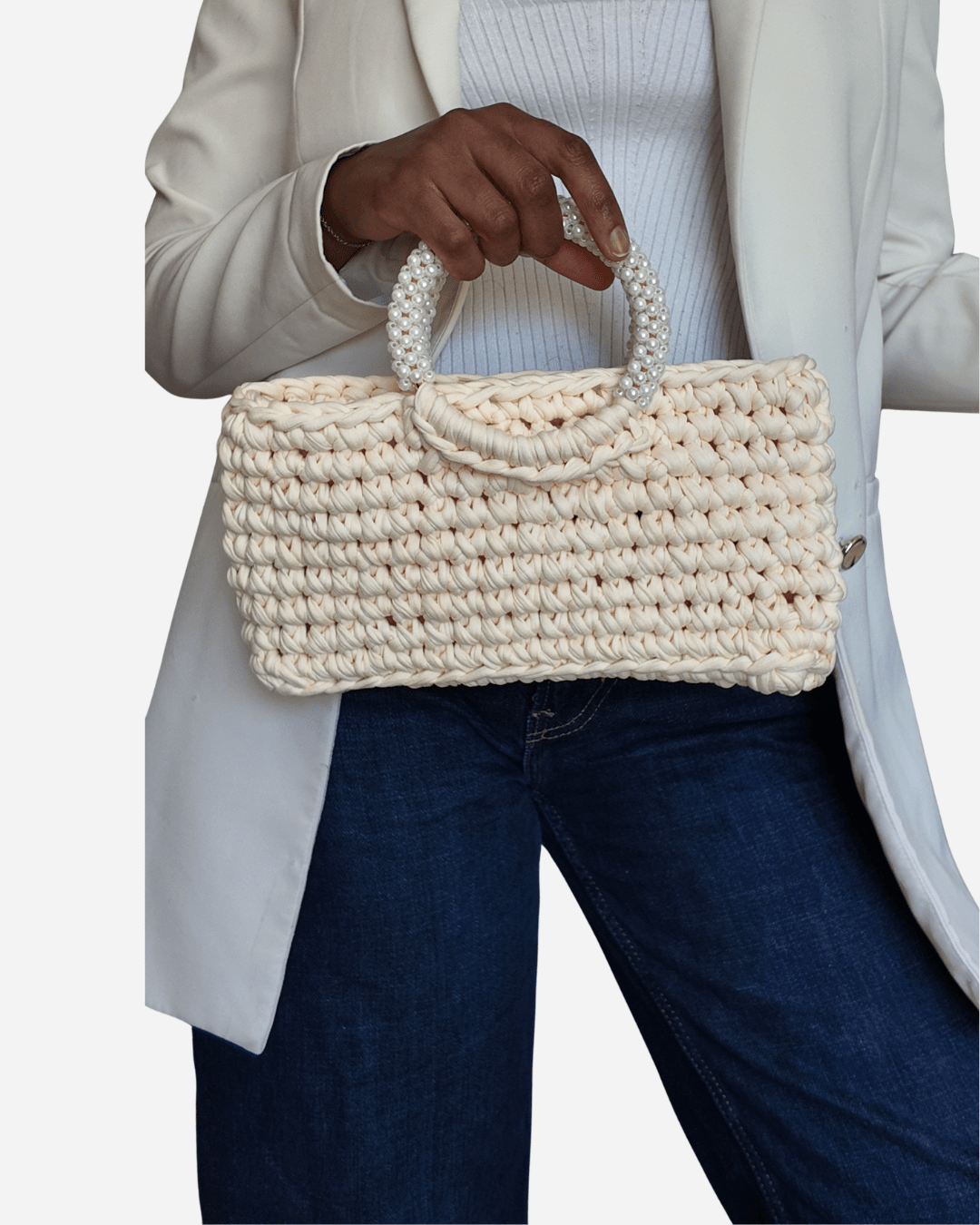 Gehäkelte Clutch - Vanilla 💛 - YUYA Studios