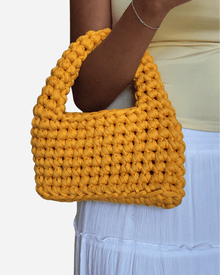 Handgemachte Häkeltasche - Donna Bag „Senfgelb“ 🍋 - YUYA Studios