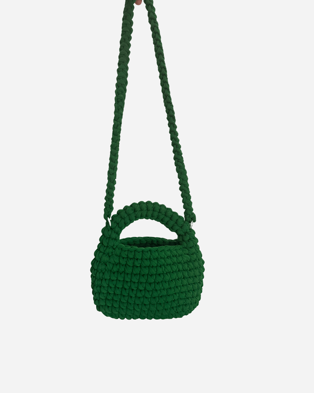 Handgemachte grüne Häkeltasche - Crochet Bag 💚 - YUYA Studios