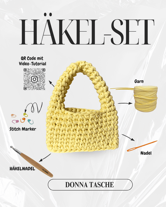 Häkel - Set - Donna Tasche - YUYA Studios