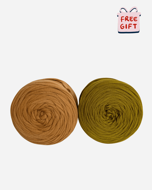 Recyceltes T-Shirt Garn - 2er Bundle 🌿 - YUYA Studios