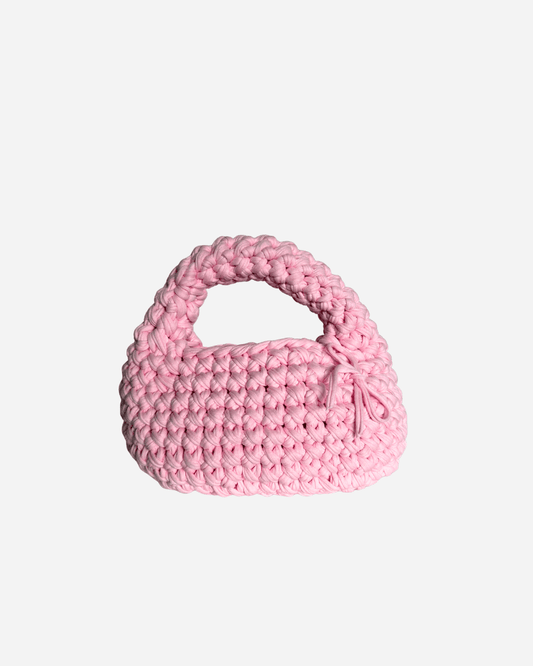 Handgemachte Rosa Häkeltasche - Crochet Bag Rosa 🩷 - YUYA Studios