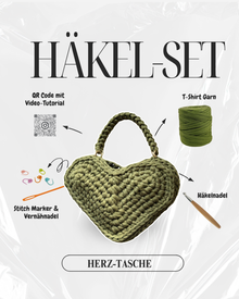 Herz-Tasche Häkelset