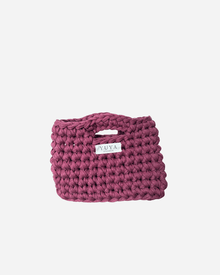 Handgemachte Bordeauxrot Häkeltasche - Crochet Bag Staubiges Burgunder 🍷 - YUYA Studios