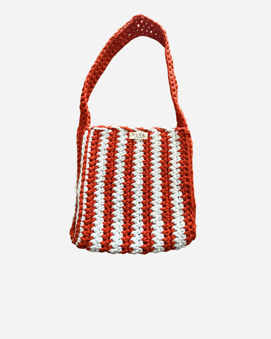 Handgemachte XL Häkeltasche - Crochet Bag Orange 🍊