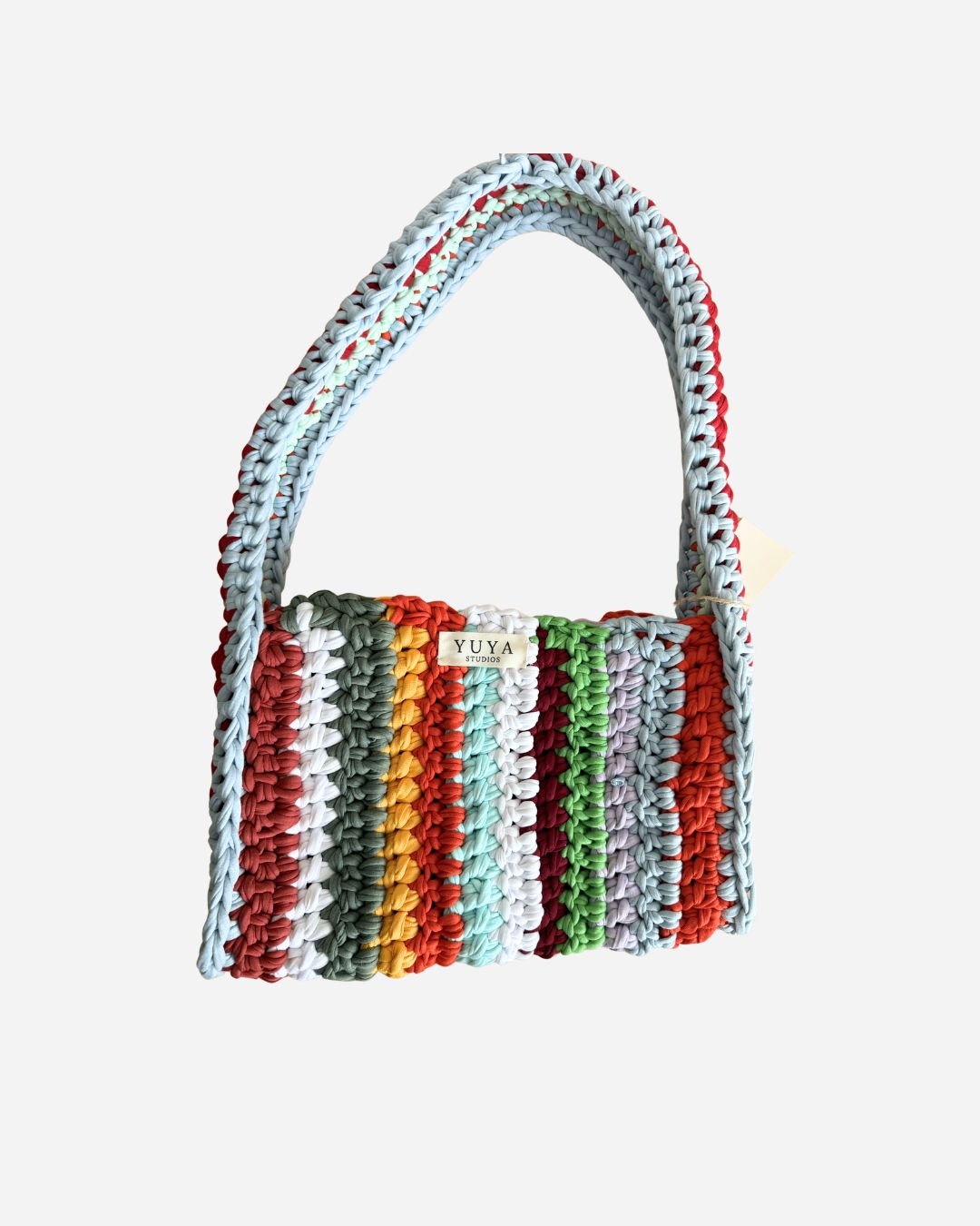 Gehäkelte Schultertasche - Crochet Bag 🌈 - YUYA STUDIOS