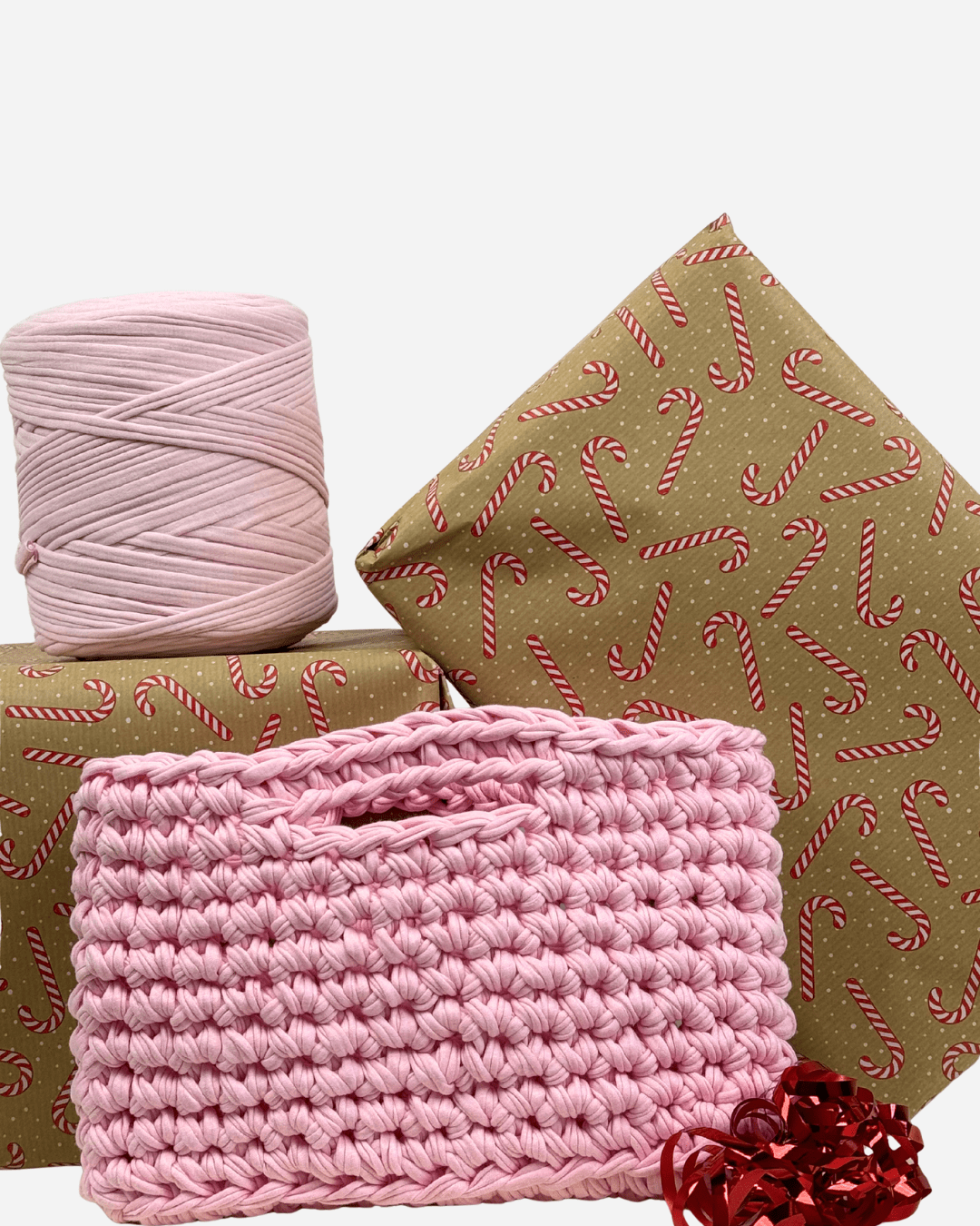 Handgemachte Rosa Häkeltasche - Crochet Bag Rosa 🩷 - YUYA Studios