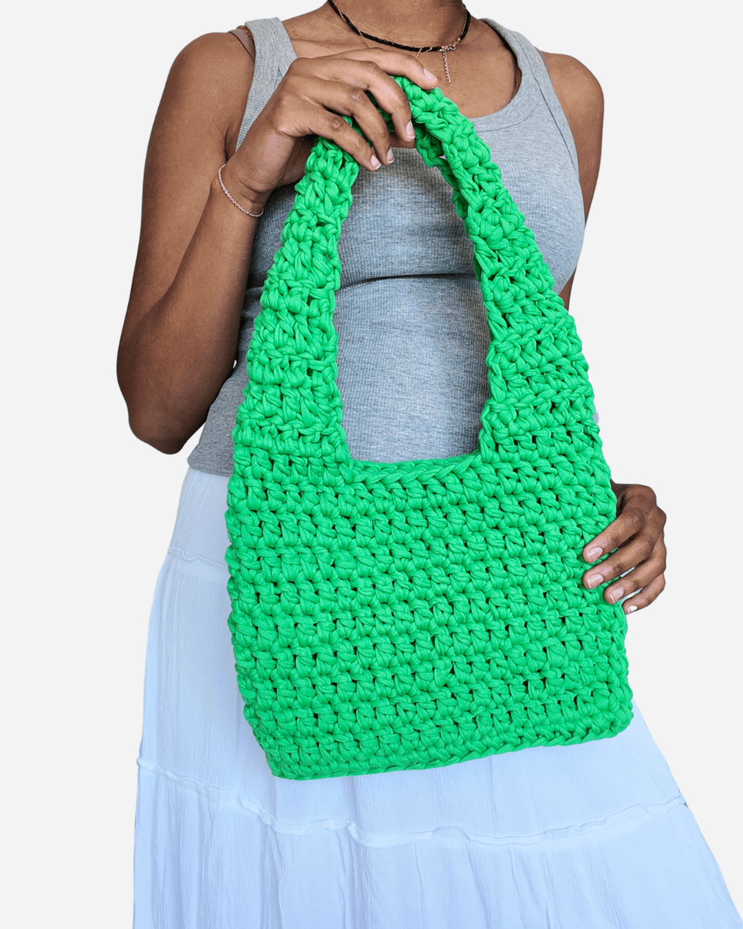 Kyle Bag - Grüne Häkeltasche 🍀 - YUYA Studios
