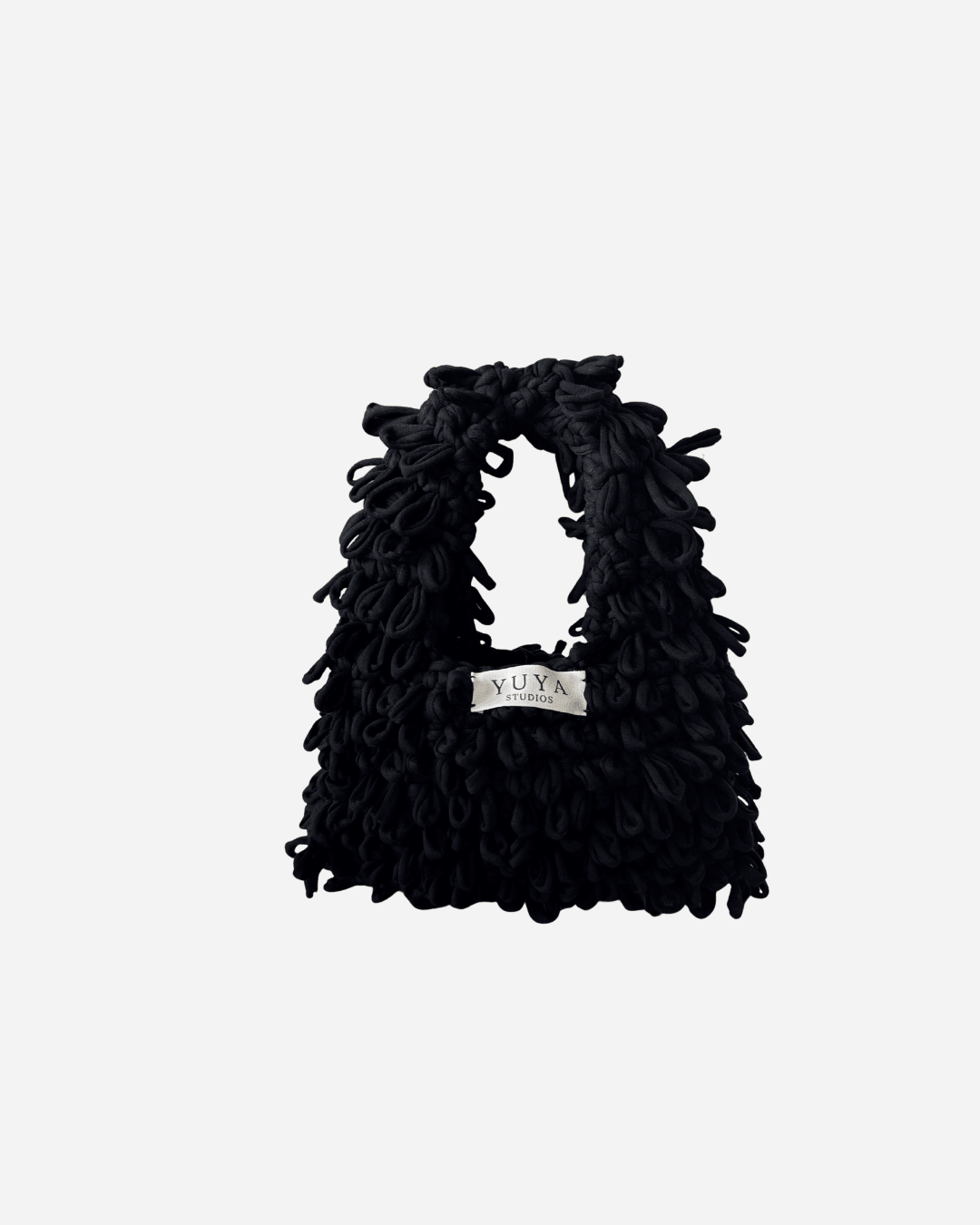 Kleine schwarze Häkeltasche - Lupita Bag in „Schwarz“ 🖤 - YUYA Studios